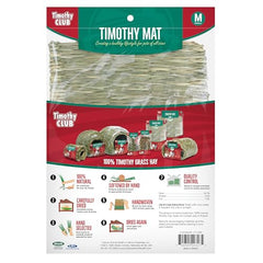 Tapis de foin Timothy Oxbow utilisé comme tunnel fait maison pour exploration.