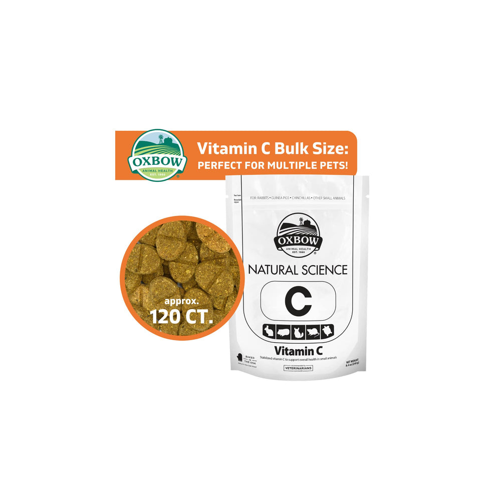 Oxbow Vitamine C cobaye – soutien du système immunitaire.