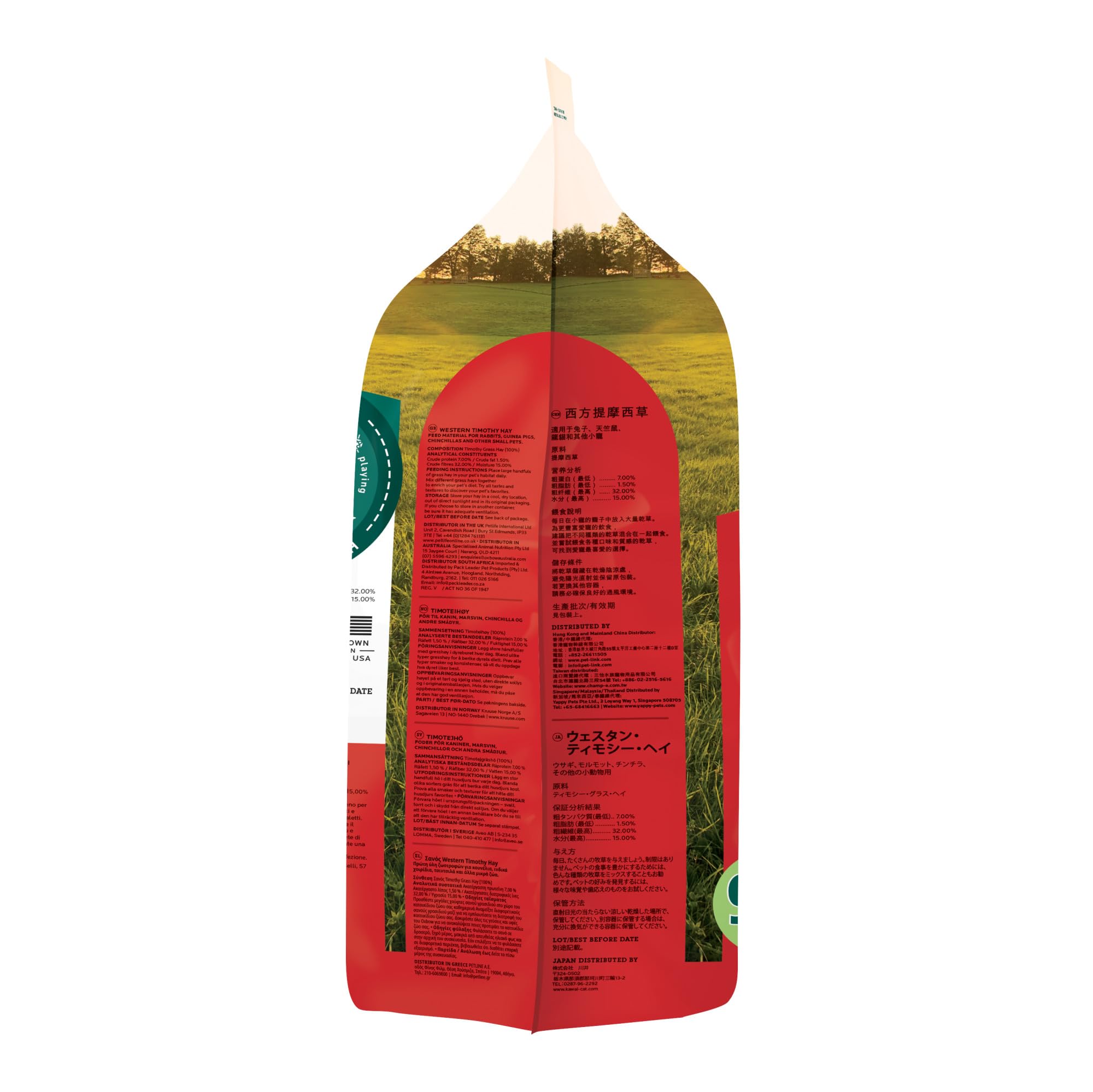 Qualité premium garantie par les cultivateurs Oxbow pour petits animaux.