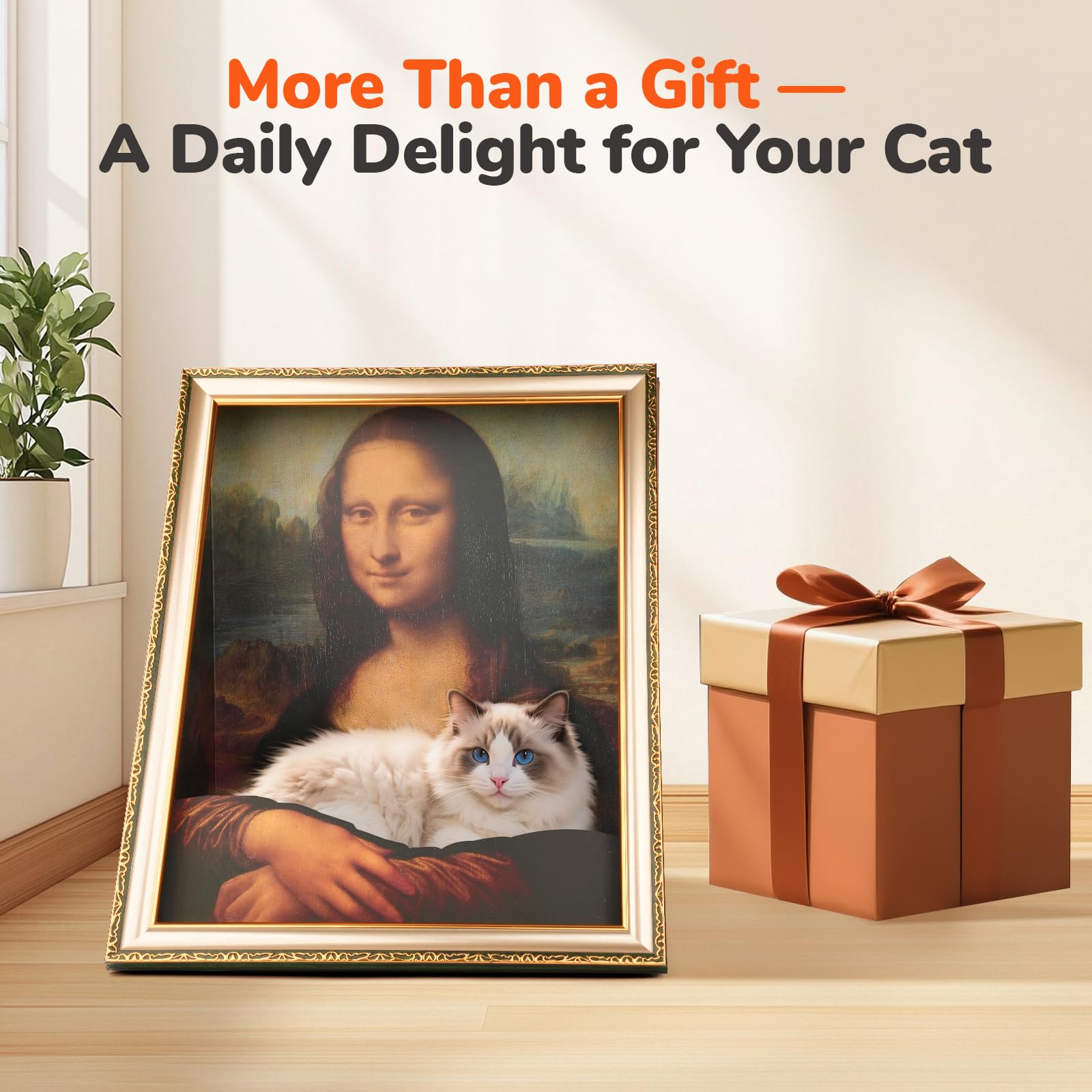 Oxfraki cadeau idéal : parfait pour les amateurs de chats.