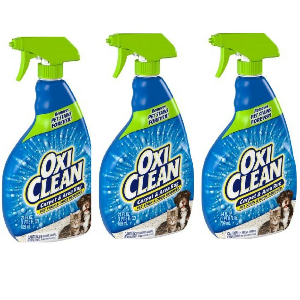Bouteille Oxiclean – nettoyant pour tapis et moquette, efficacité sur taches et odeurs.