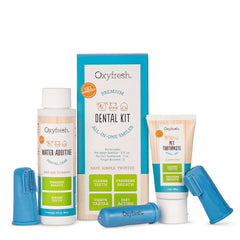 Oxyfresh kit dentaire pour chiens et chats, routine soin facile à la maison.
