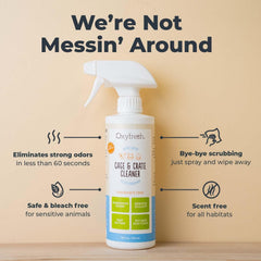 Oxyfresh Petits Animaux Nettoyant Cages: sûr pour lapins et hamsters.