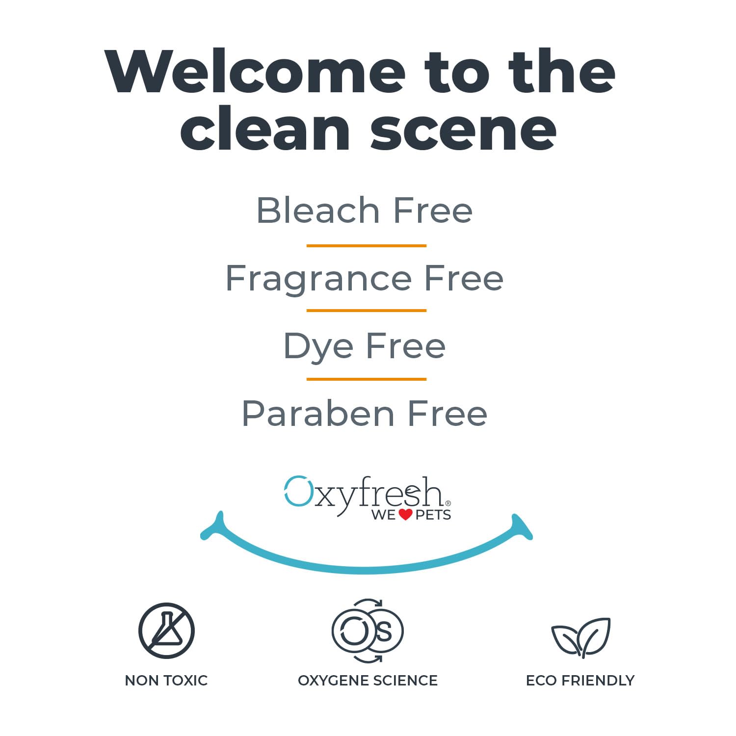 Oxyfresh: séchage rapide sans résidu et efficacité visible.