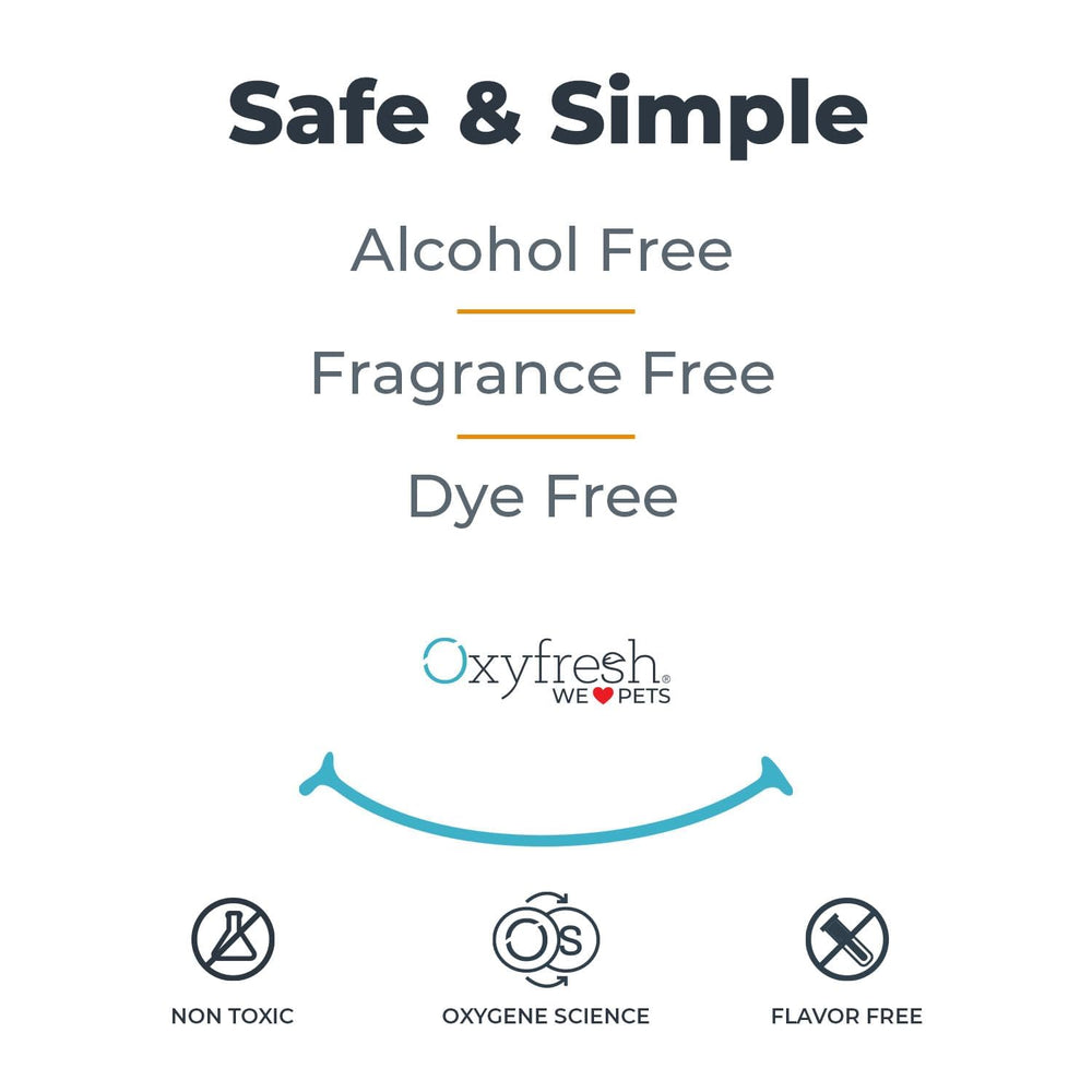 Oxyfresh Solution Dentaire pour Animaux : fabriqué aux États‑Unis avec des ingrédients de haute qualité.