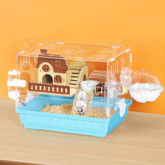 Cage OYEAL pour hamster en acrylique avec vue à 360° pour observation facile.