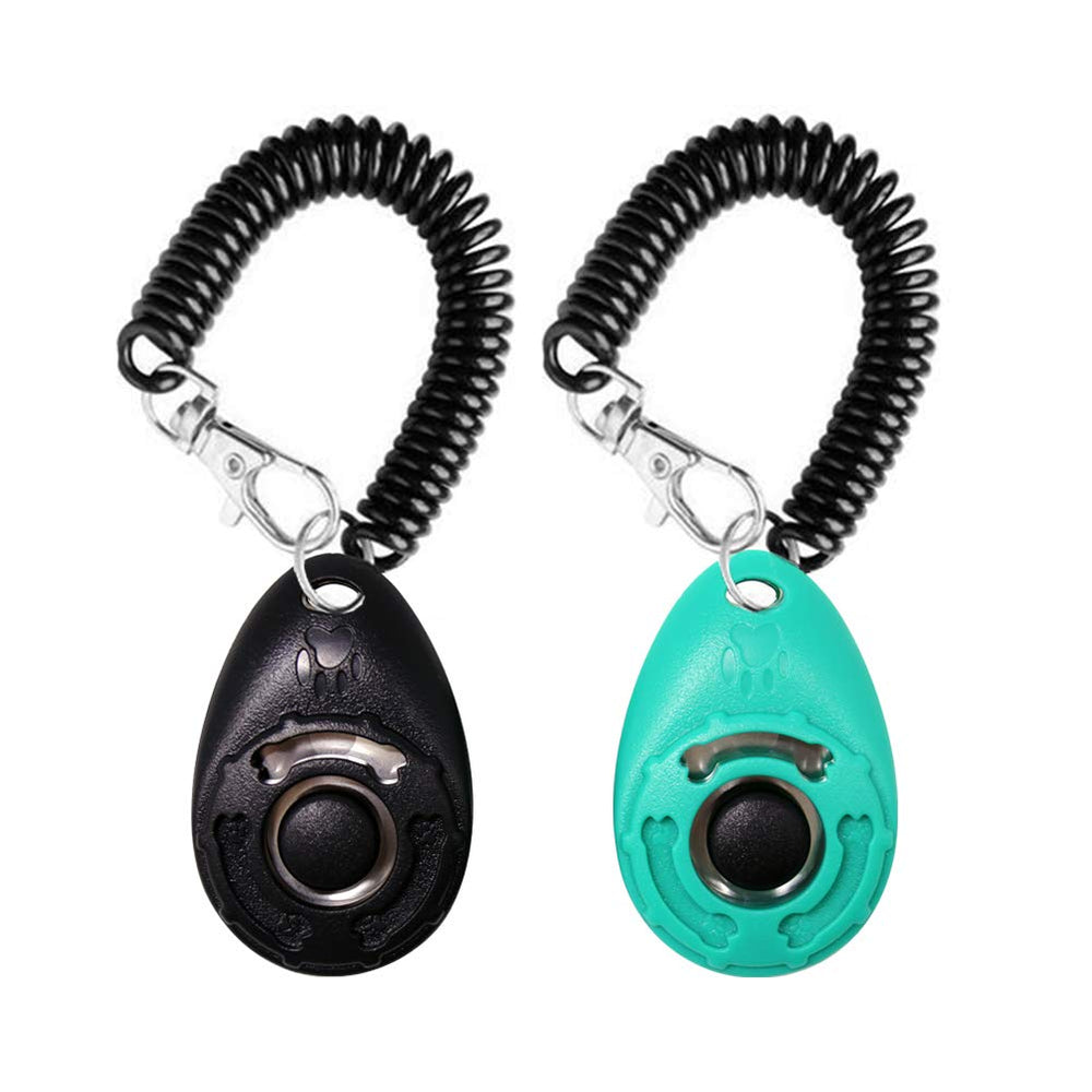 Oyefly clicker sur poignet élastique, pratique pour l'entraînement quotidien des animaux.
