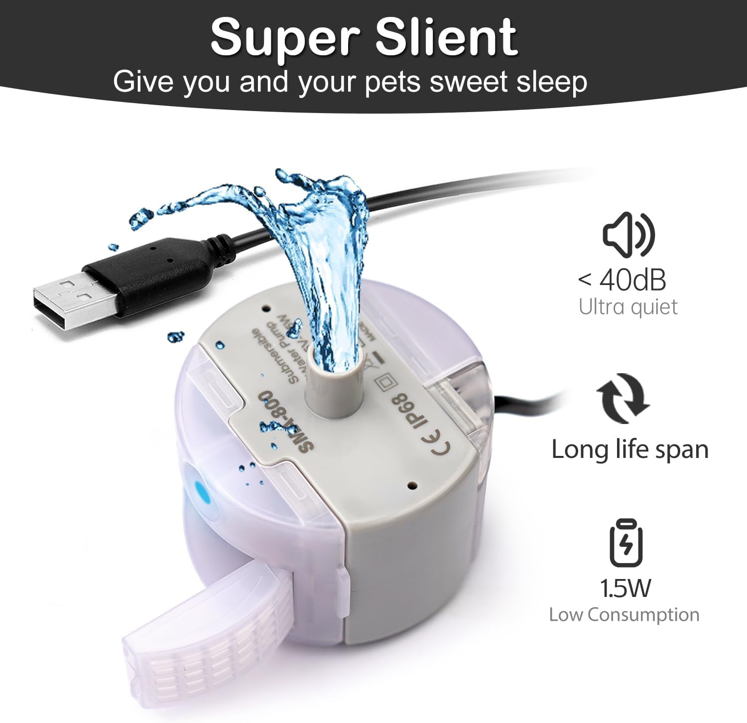 OYES SMA-800 IP68, étanchéité et durabilité dans l'eau.