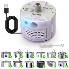Pompe OYES SMA-800, compatibilité et fonctionnement silencieux pour fontaine.