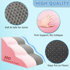 Housse amovible lavable OYLZ Pet Steps pour un nettoyage facile.