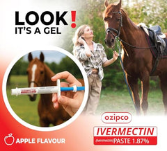 OZIPCO Ivermectine cheval, application orale simple et rapide.
