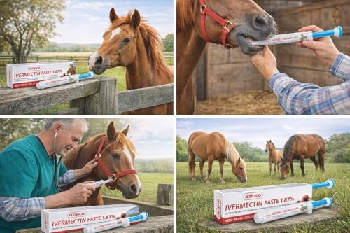 OZIPCO Ivermectine cheval, contrôle qualité et traçabilité.