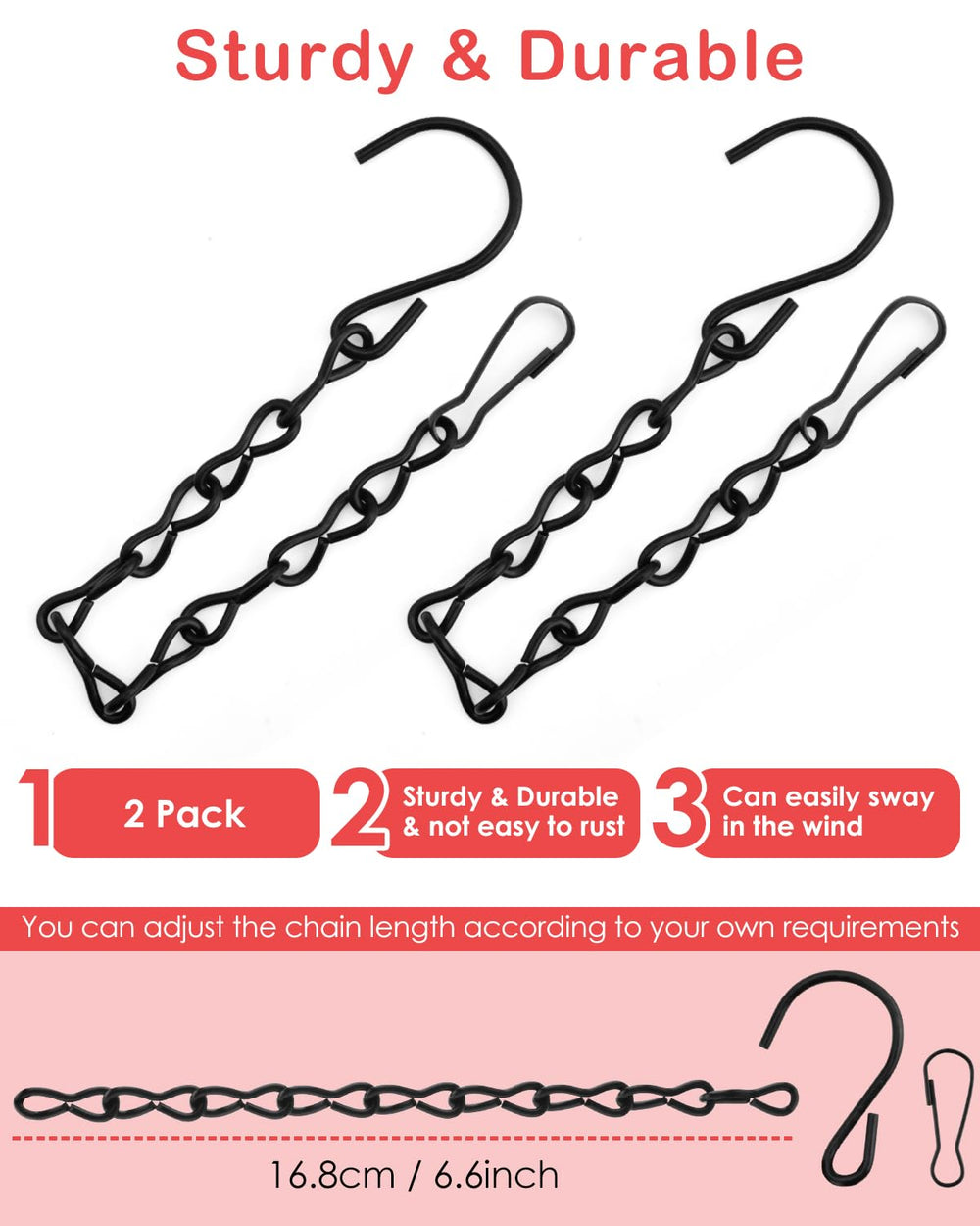 PACETAP chaines suspension 237cm: suspensions longues faciles à installer