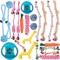 Pacific Pups Products – jouet corde chien moyen, tir à la corde durable pour mordilleurs.
