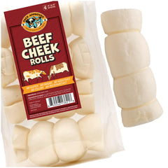 Pack Approved rouleaux joue boeuf moyen, emballage pratique pour rangement.