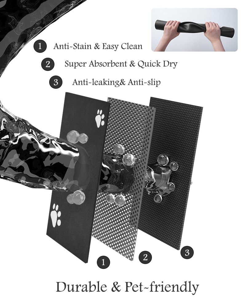 Tapis PADOOR étanche et antidérapant protège le sol.