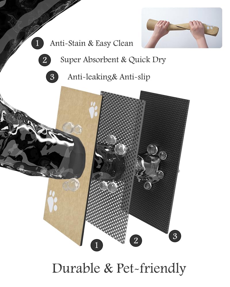 Tapis PADOOR pliable, rangement compact après utilisation