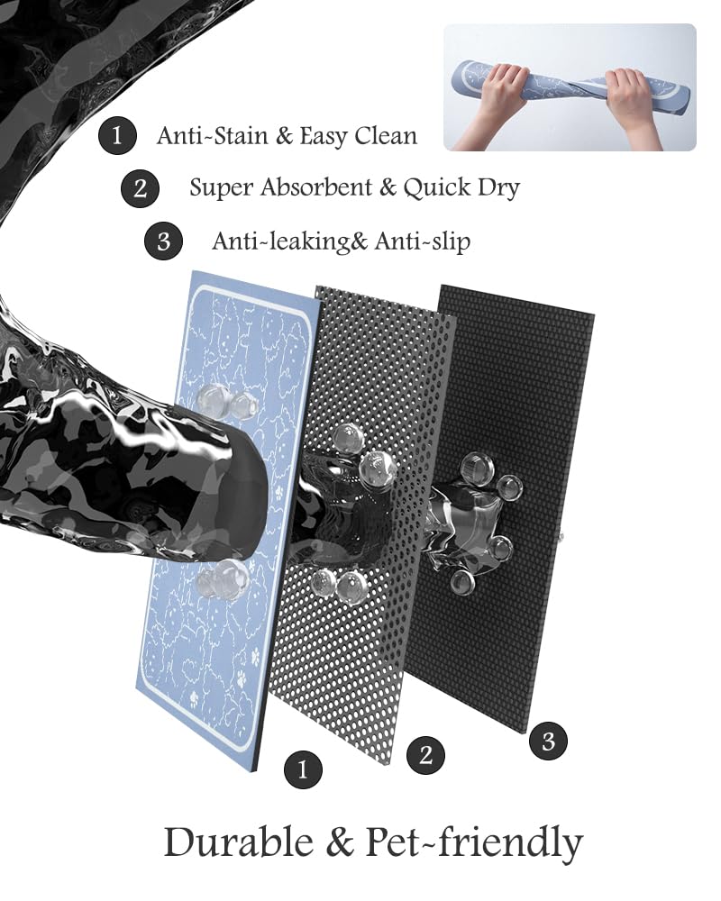 Tapis roulable et compact PADOOR facile à transporter.