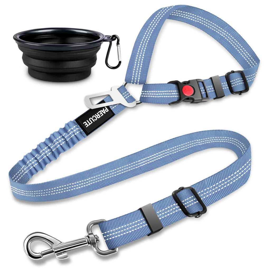Paercute – ceinture chien reglable fixée à l’appui-tête pour sécurité en voiture.