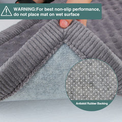 PAGGED microfibre douce gris, surface confortable et respirante.