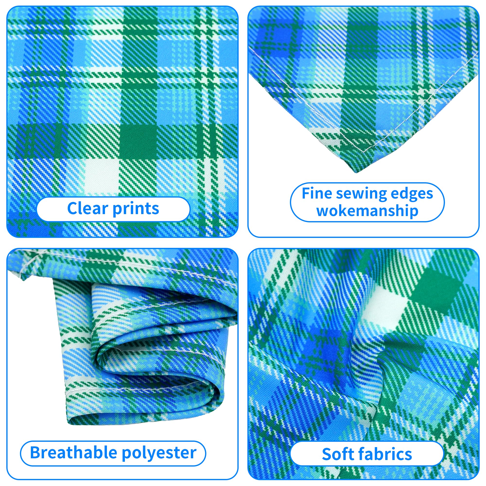 Bandana chien plaid 30 motifs Pai Sence, parfait pour changer de style.