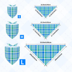 Bandana Pai Sence à imprimé plaid une face, couleur durable pour l'extérieur.