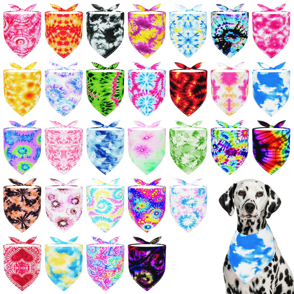 Bandana Pai Sence pour chien Tie-Dye XXL, look audacieux lors des promenades.