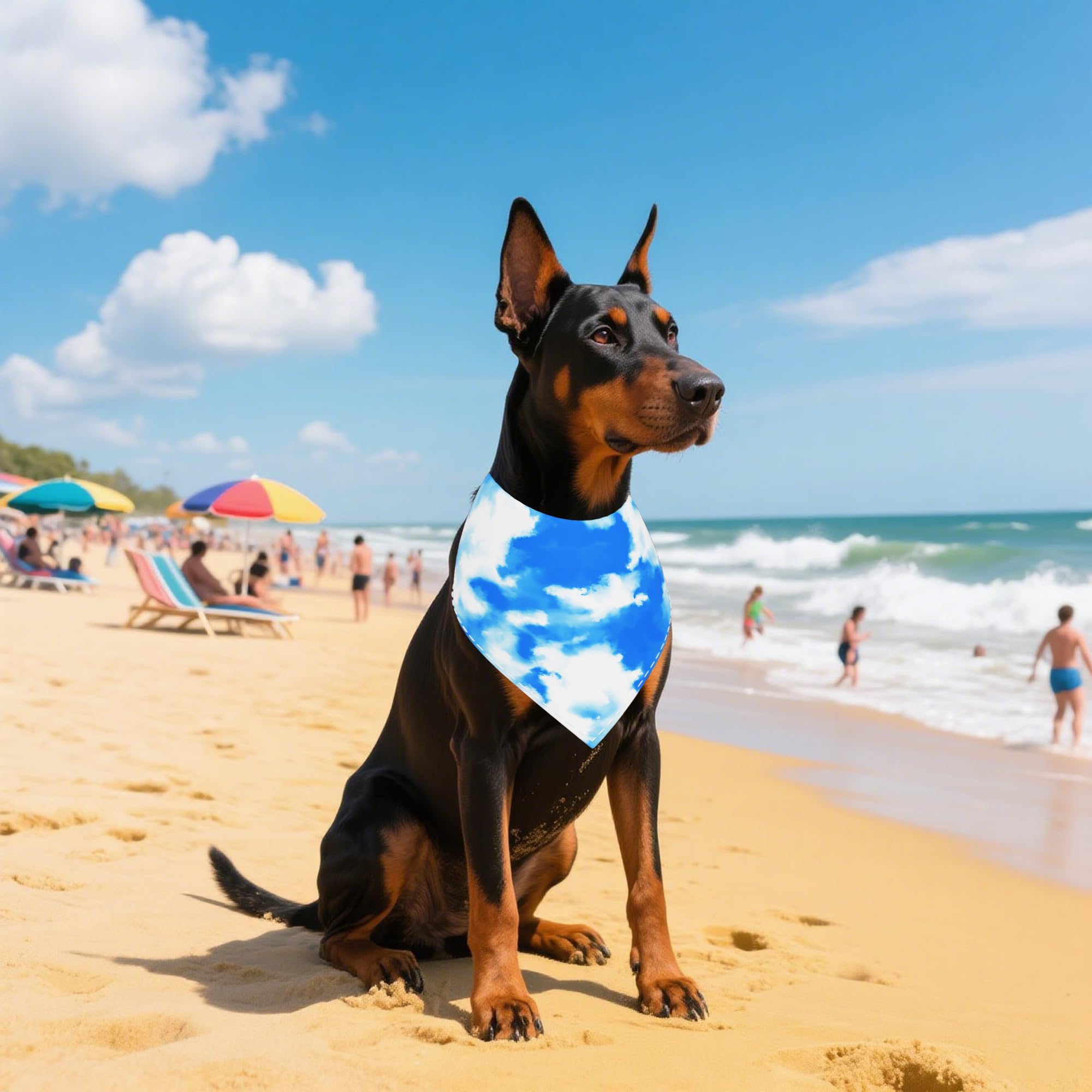Bandana Pai Sence pour sorties avec chien et photos en extérieur.