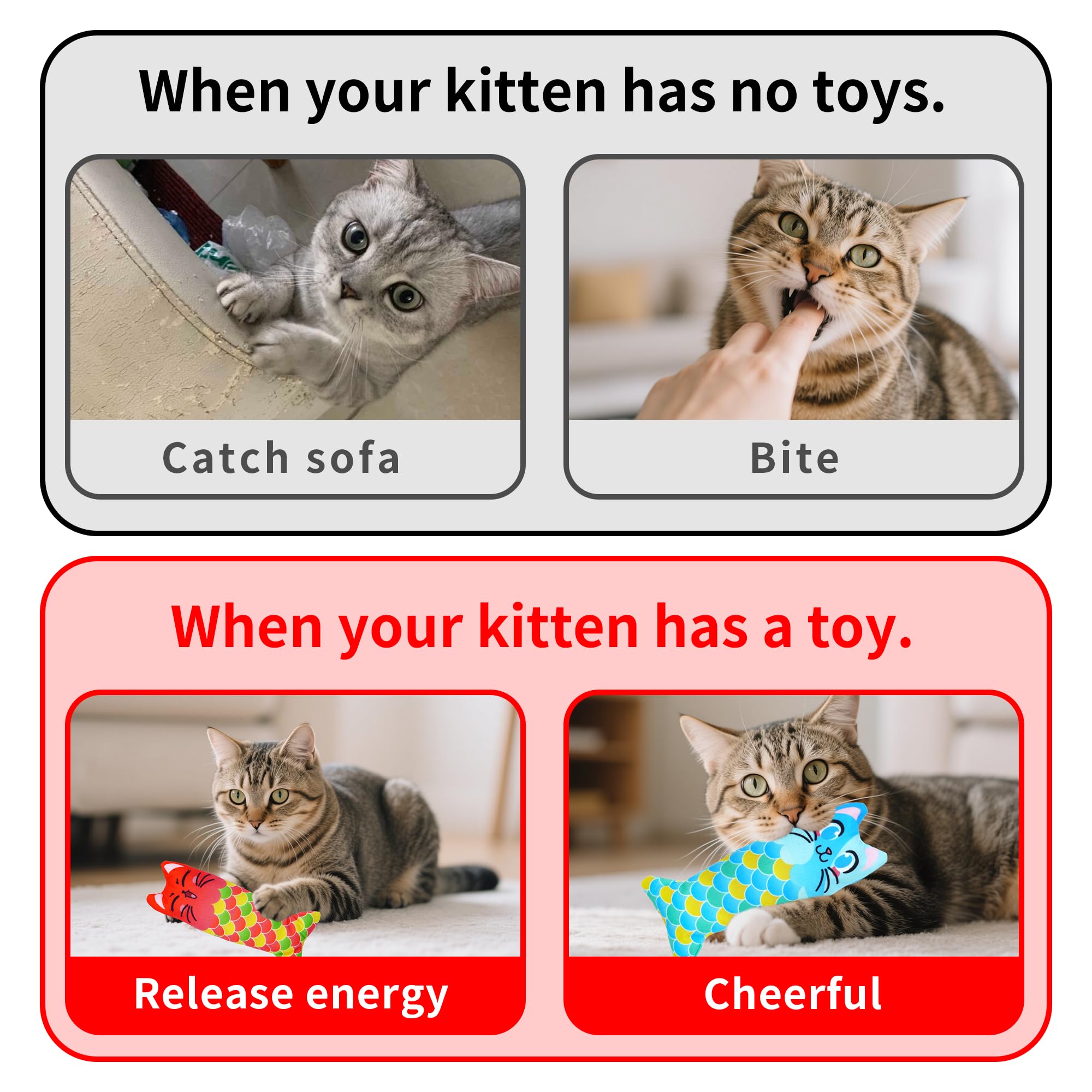 Jouet Pai Sence design poisson avec écailles, tendance et stimulant.