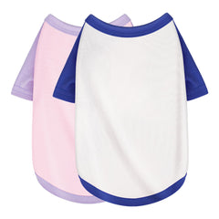 Paiaite chemise chien avant bloc couleur, prêt pour les balades quotidiennes.