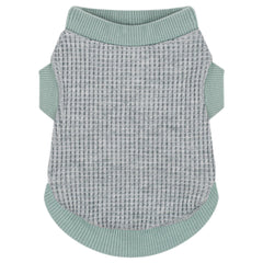 Paiaite chemise chien petit vert extensible, enfiler facilement pour les sorties.