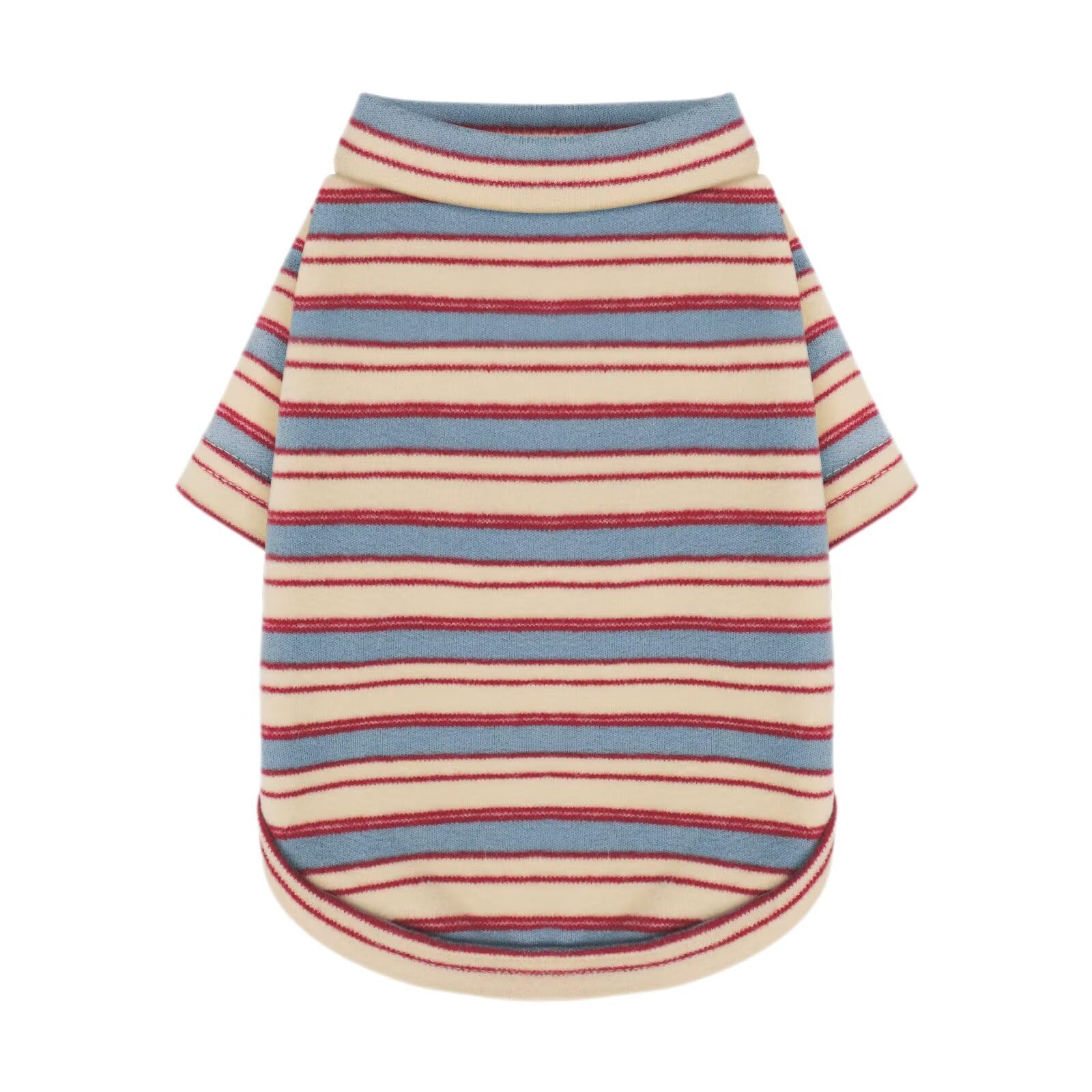 Paiaite chemise chien rayures colorées, look tendance et confortable.