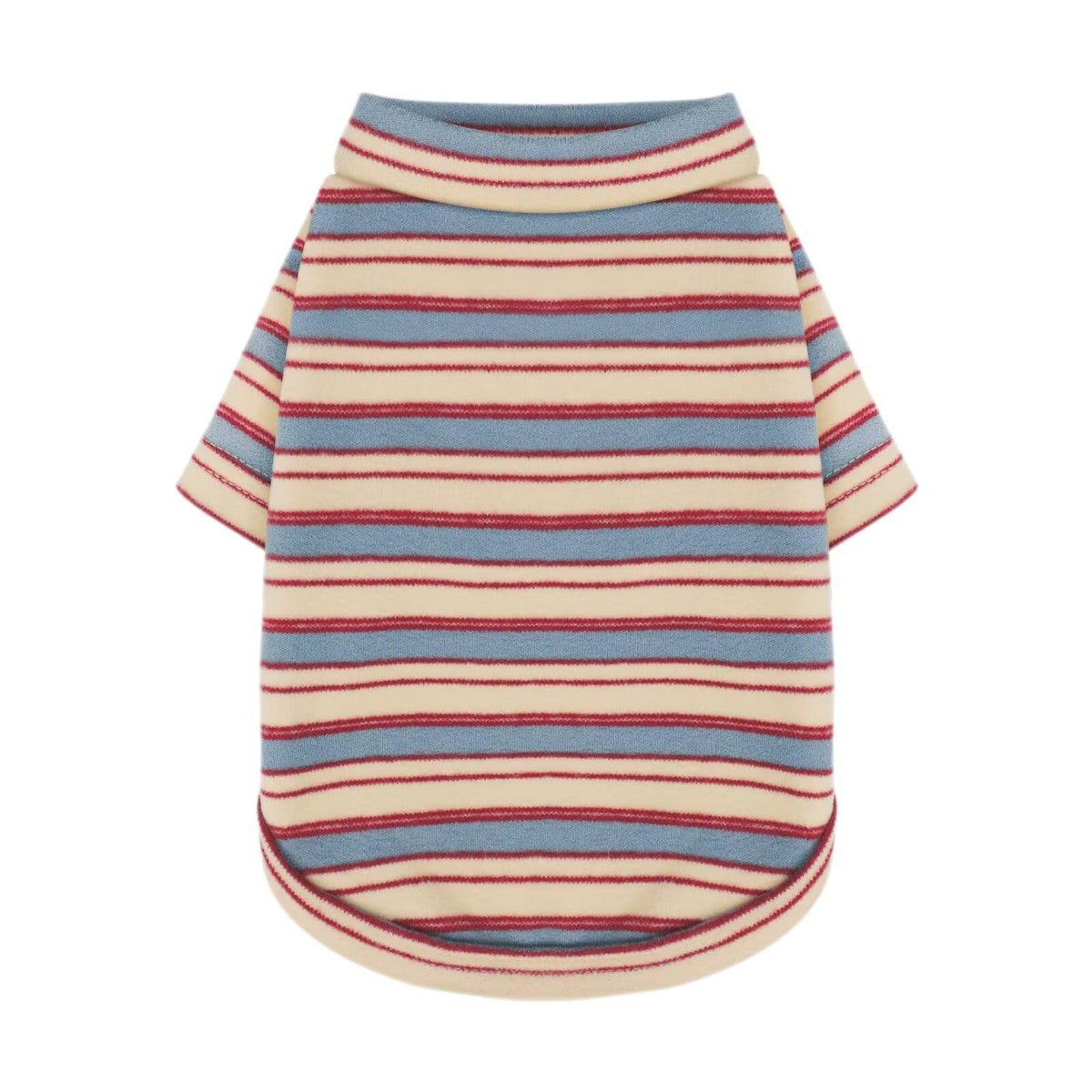 Paiaite chemise chien rayures colorées, look tendance et confortable.