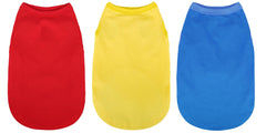 Paiaite chemise chien sans manches rouge, confort estival et liberté de mouvement.
