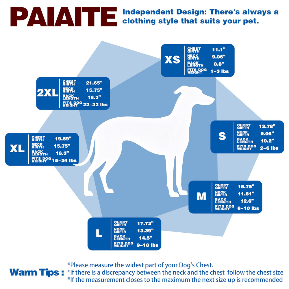 Paiaite: combinaison post-op pour petits animaux, facile à enfiler.