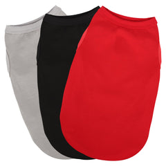 Paiaite ensemble 3 pièces chemises chien sans manches, idéal pour les sorties quotidiennes.