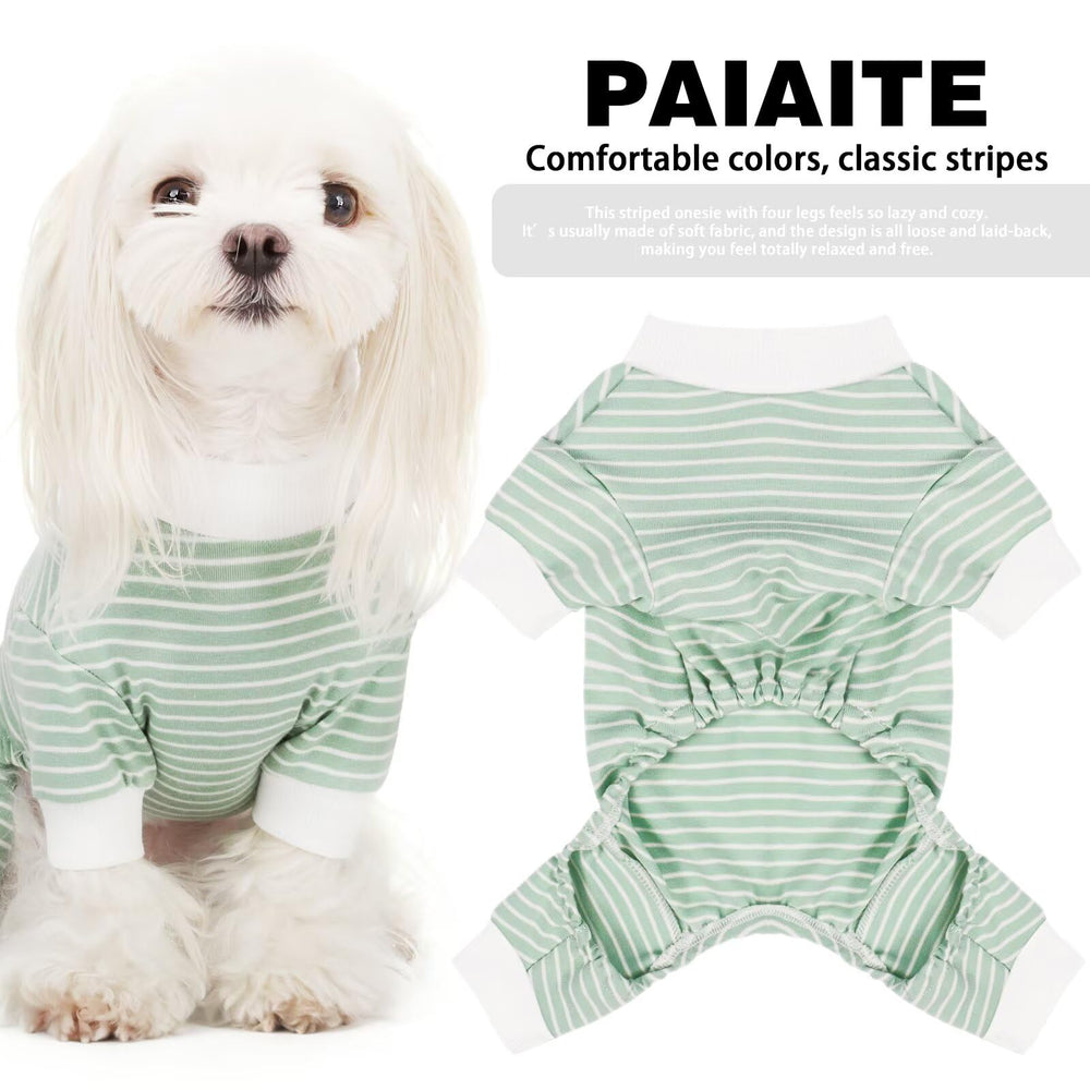 Grenouillère Paiaite chien coton extensible, liberté de mouvement.