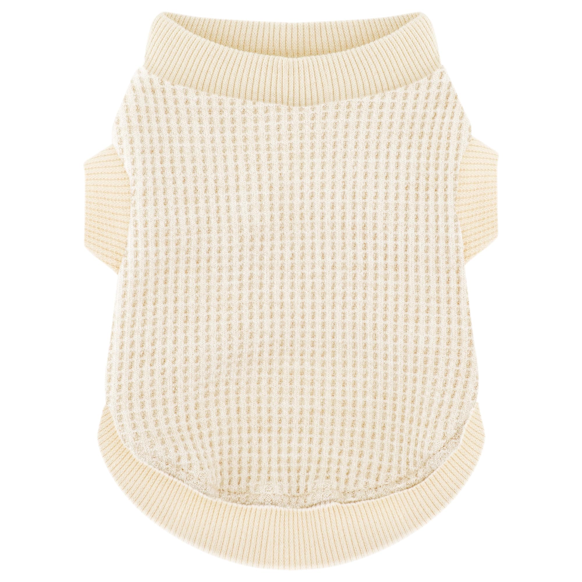 Paiaite maillot chien XS beige, enfiler facile, idéal pour sorties quotidiennes.