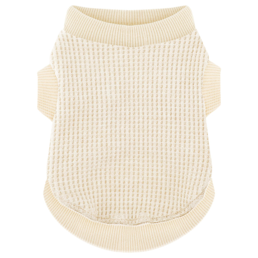 Paiaite maillot chien XS beige, enfiler facile, idéal pour sorties quotidiennes.