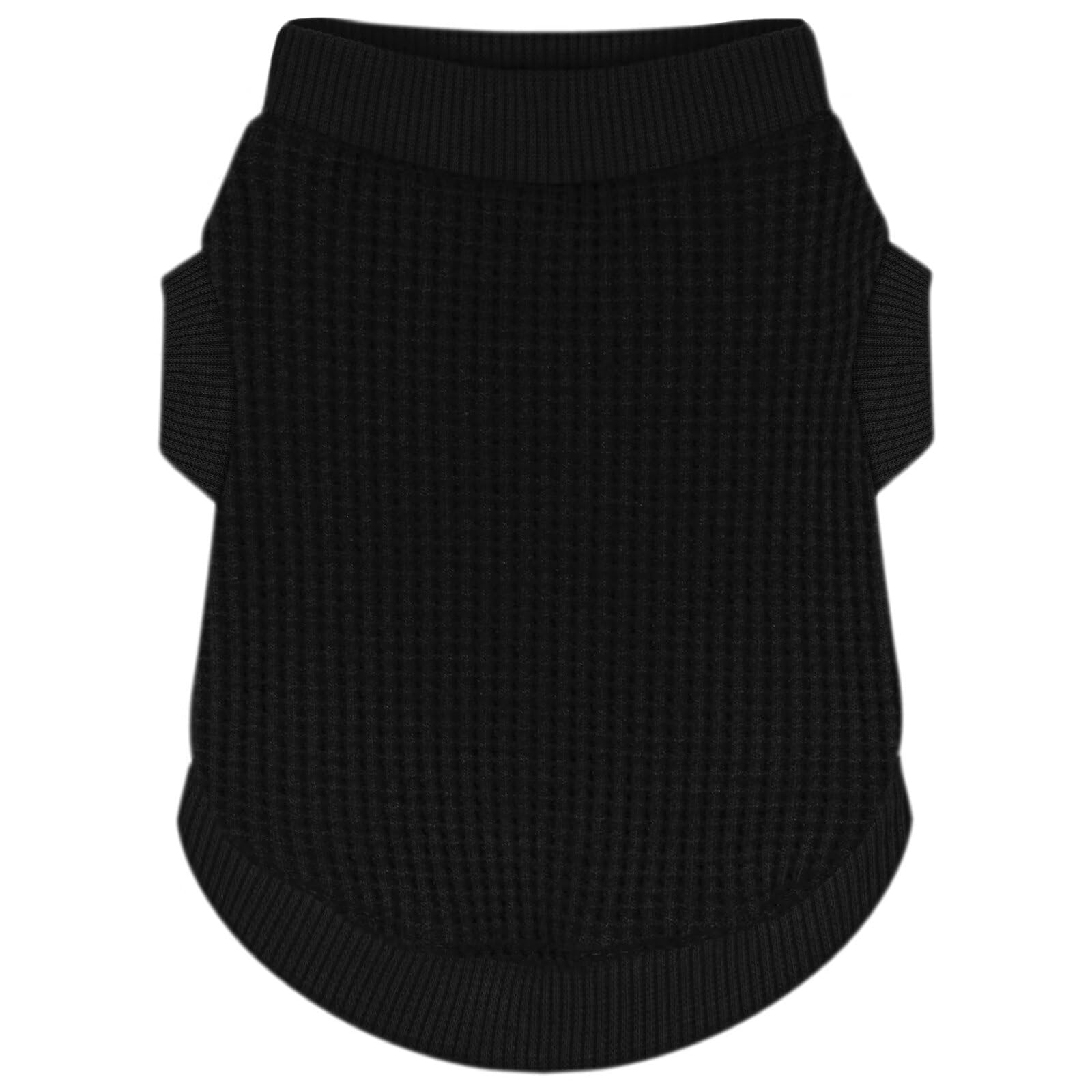 Paiaite pull pour chien noir extensible – confort et ajustement parfait pour petits chiens.