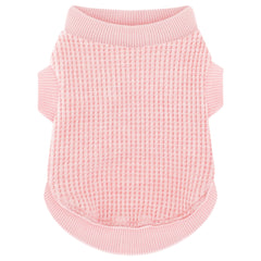 Paiaite pull chien petit rose enfilage facile, vêtement pratique pour chiots actifs