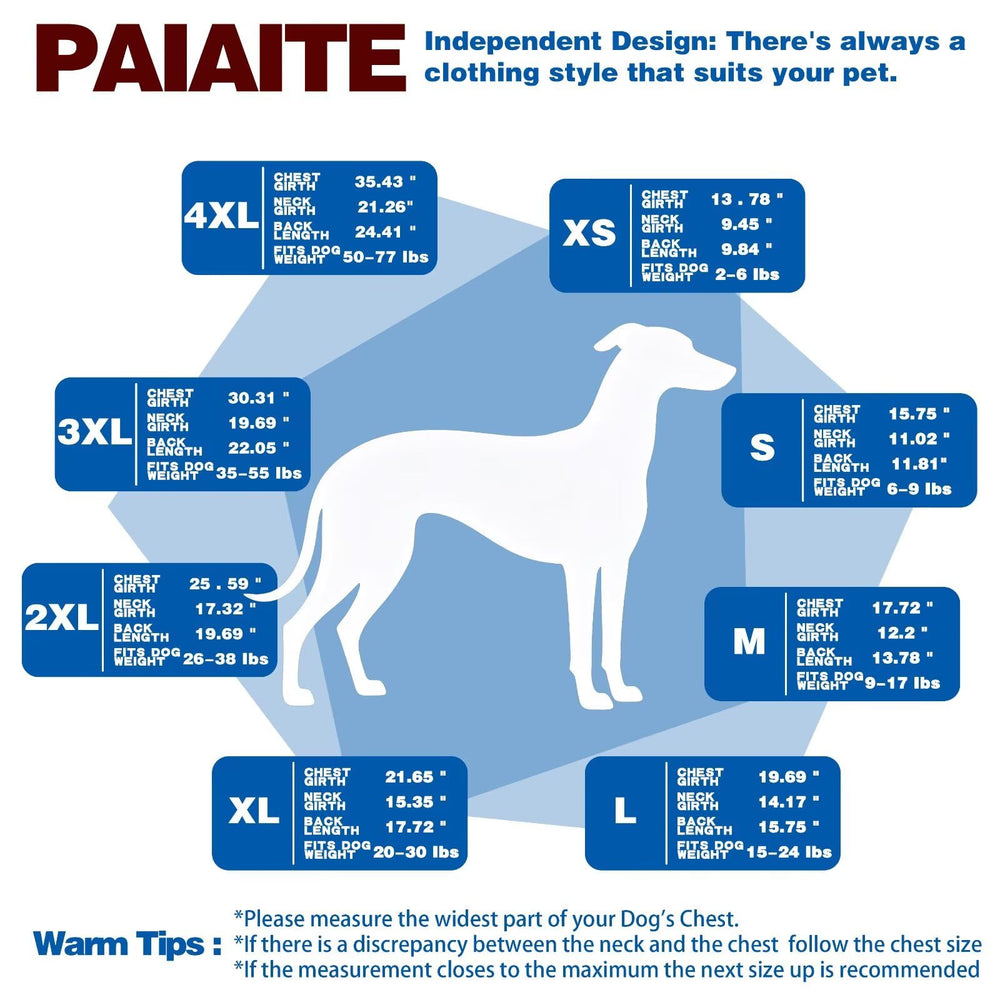 Pyjama Paiaite chien 4 pattes léger, idéal pour les sorties.