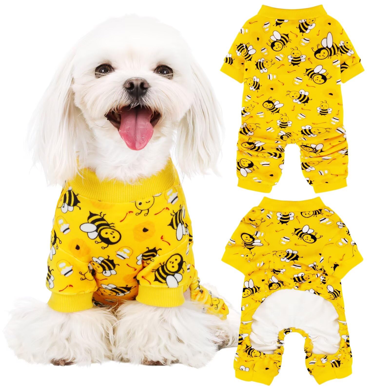 Paiaite-pyjama-chien-douceur-polyester: textile doux et durable pour la nuit.