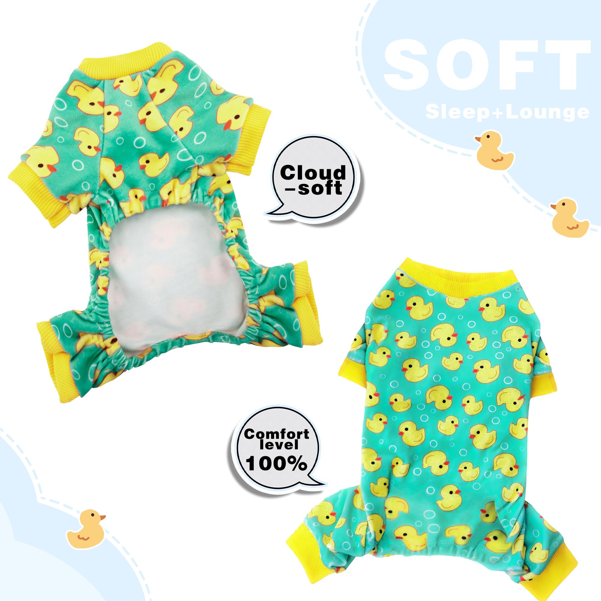 Paiaite pyjama chien lavable en machine, entretien facile et pratique.
