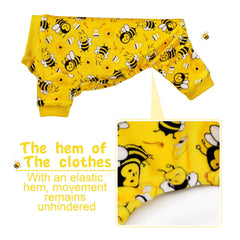 Paiaite pyjama chien, texture polyester, douceur et respirabilité