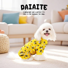 Paiaite pyjama chien, vue face, design doux et facile à enfiler