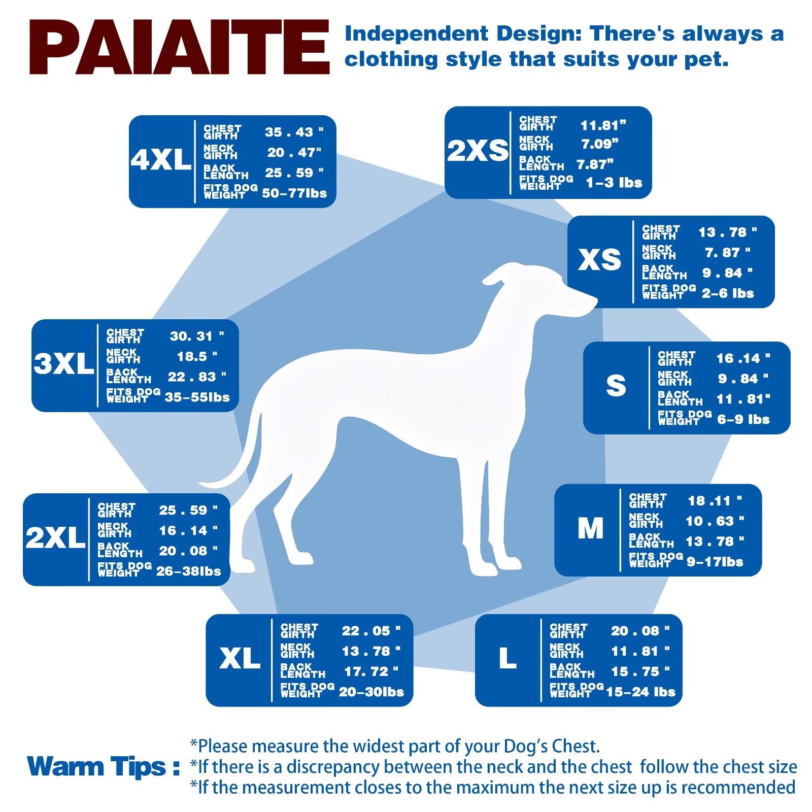 Paiaite shirt coton doux noir, tissu agréable pour la peau de votre chien.