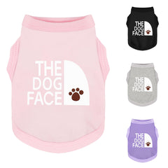 Paiaite tee-shirt chien rose visage-de-chien-imprime pour un look ludique en balade