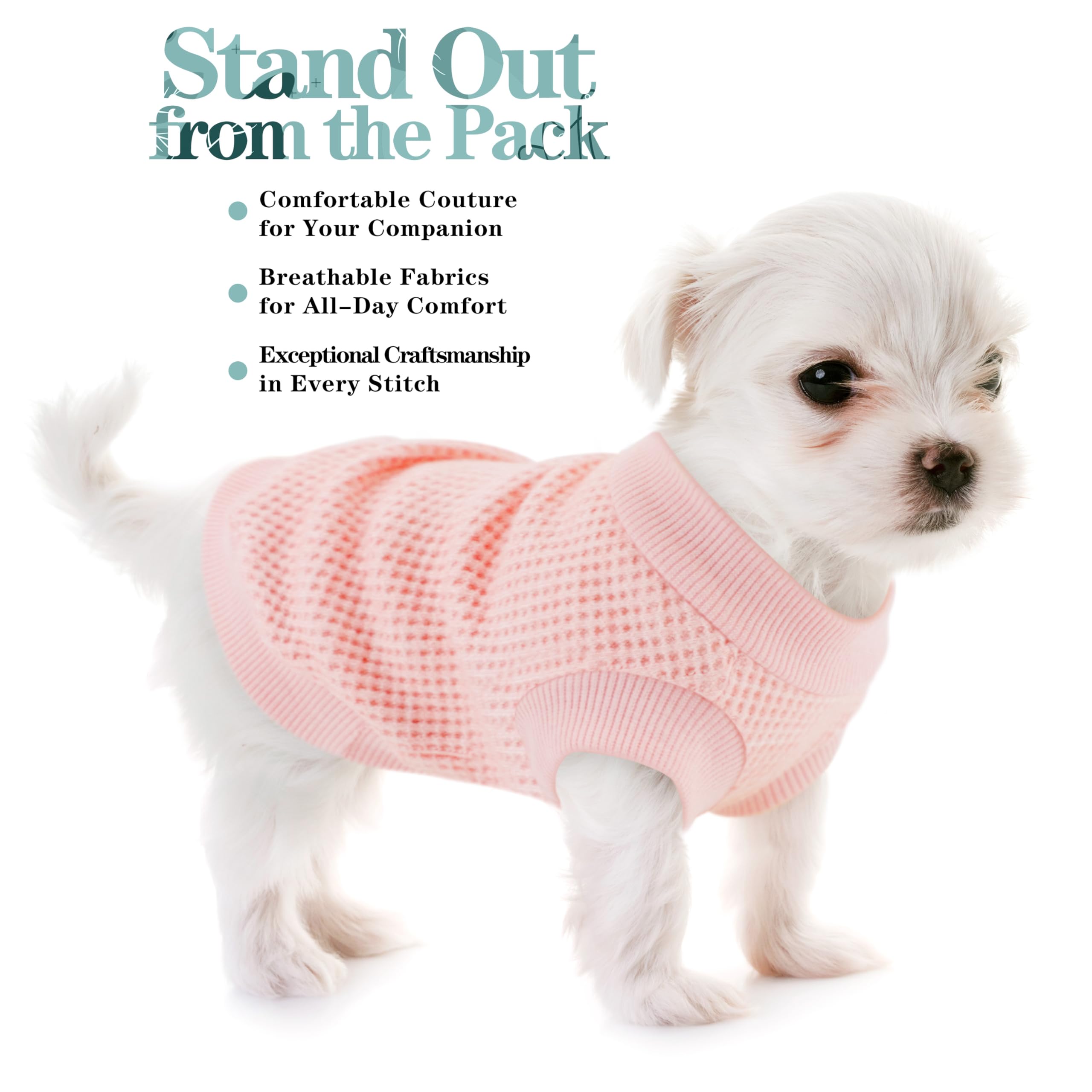 Paiaite tissu extensible chien rose xs: suit les mouvements lors des jeux.