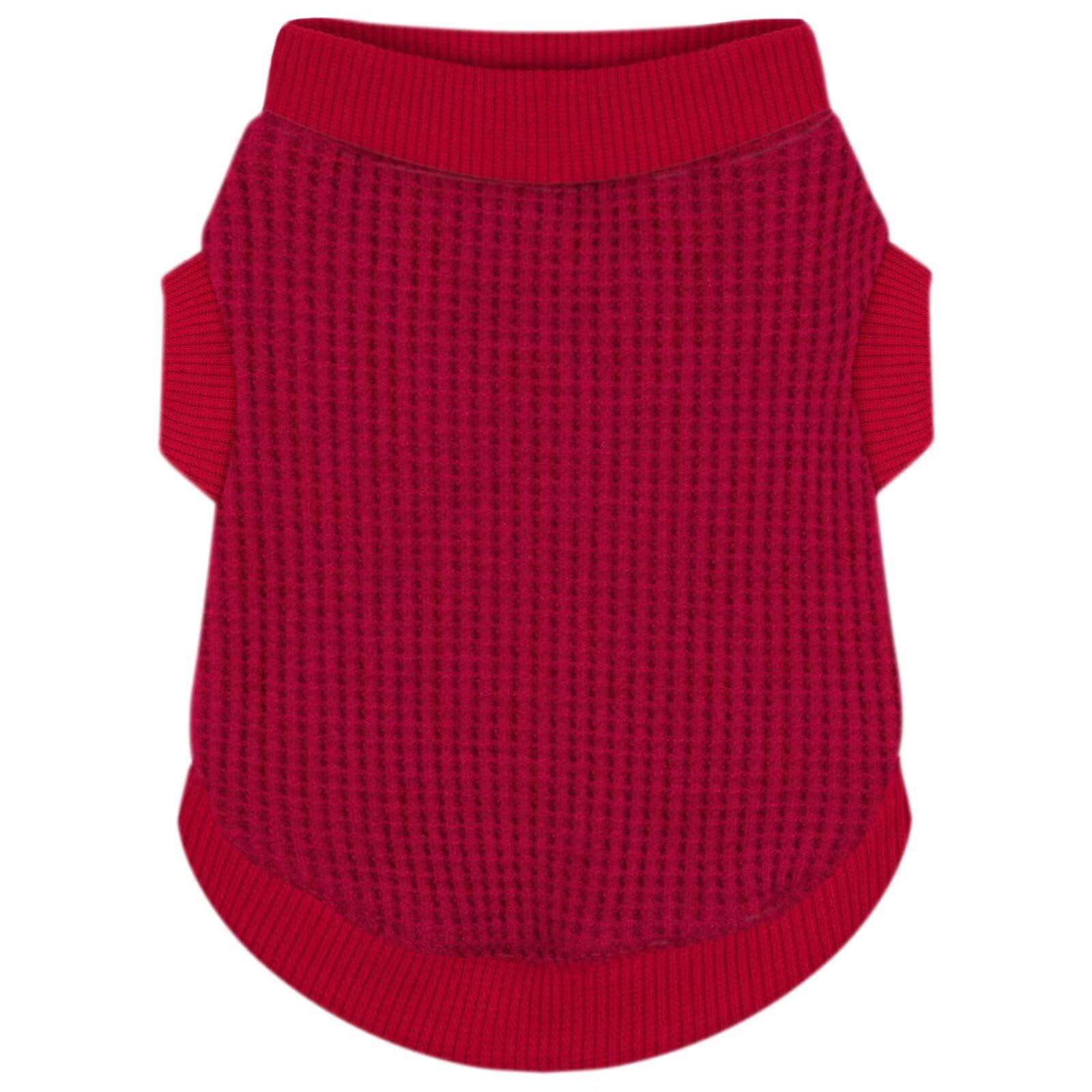 Paiaite T-shirt chien vin rouge, facile à enfiler et confortable au quotidien.